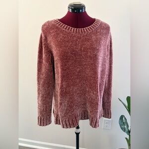 Orvis women pink sweater size medium